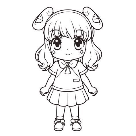 dibujos para colorear kawaii|dibujos kawaii anime.